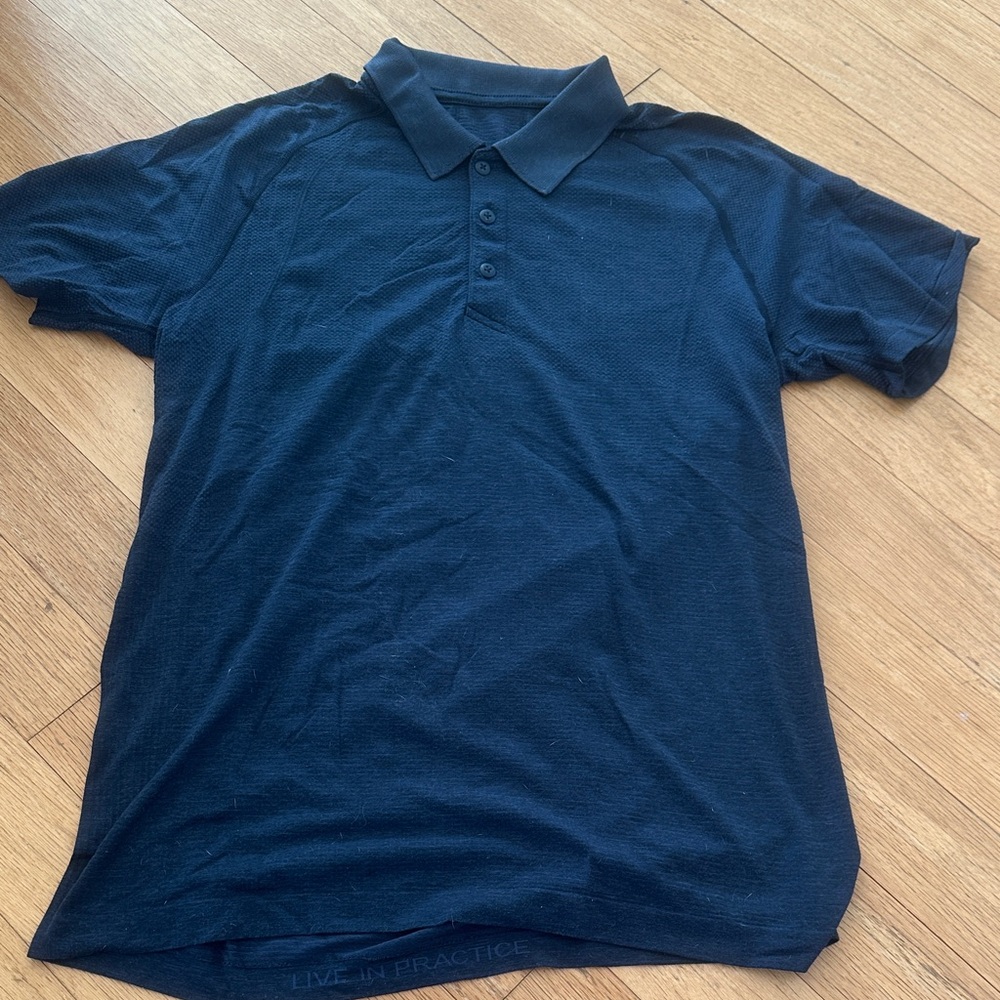 Lululemon Athletica Dark Blue Polo Shirt
